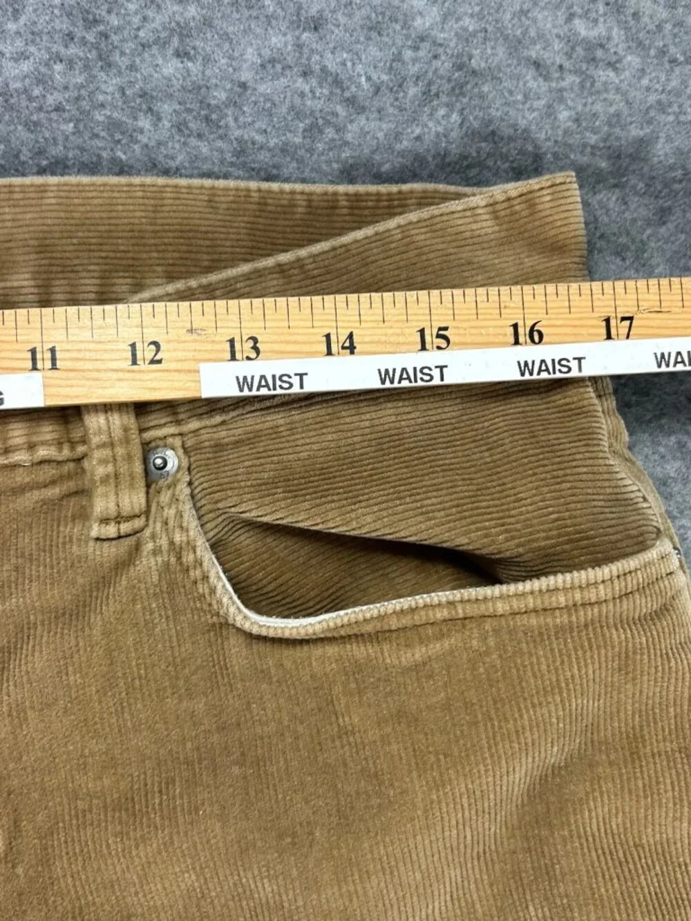 Polo Ralph‎ Lauren Corduroy Pants Mens 33/30 Brown The Varick Slim Straight Leg